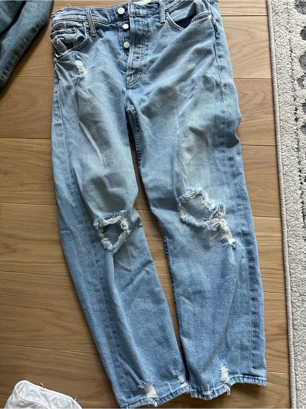 MOTHER Light Blue Denim Jeans